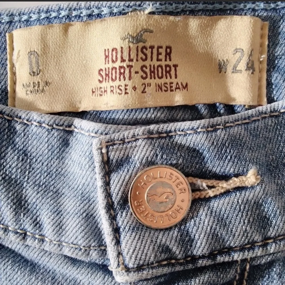 Hollister Jean Shorts High Rise Distressed…